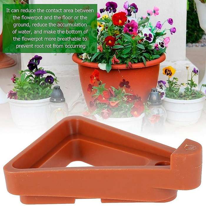 Flower/plant Pot Feet, 24pc Invisible Flower Pot Risers Feet