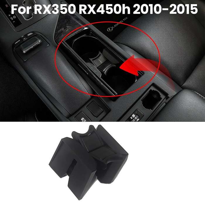 Center Console Cup Holder Insert Divider for Lexus Rx350 Rx450h 10-15