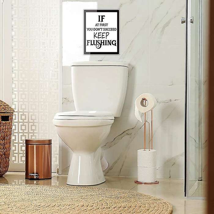 9 Pcs Bathroom Art Decor,funny Vintage Sign Posters for Wall Restroom