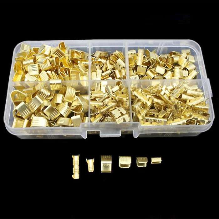 550 Pcs U Shape Copper Ring Terminals Crimp Kit
