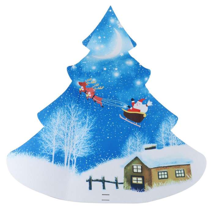 Kids Diy Tree Merry Christmas for Home Wall Hanging Decor Toddlers