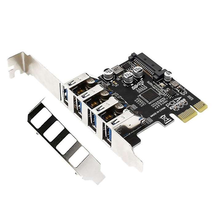 Pcie to Usb3.0 Expansion Card Support Pci-e X1 X4 X8 X16 Interface