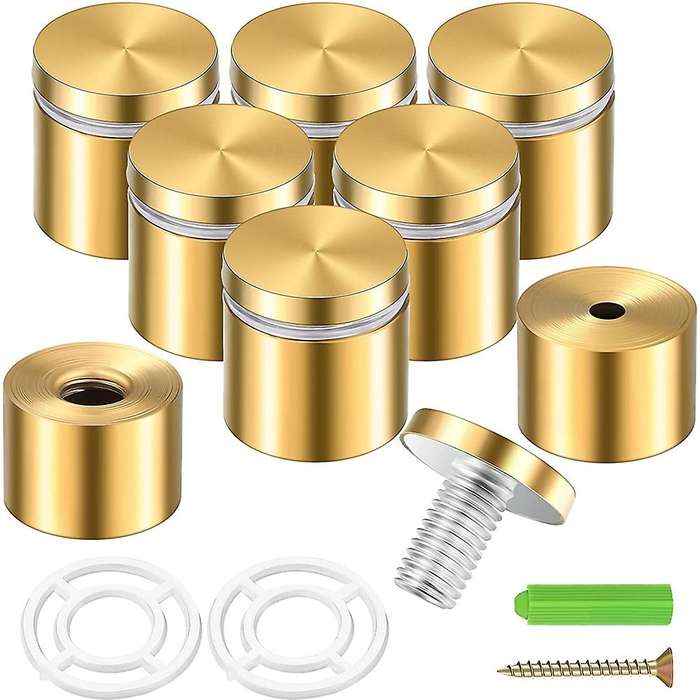 8 Sets Advertising Nail for Hanging Acrylic Picture Frame (25 X 25mm)