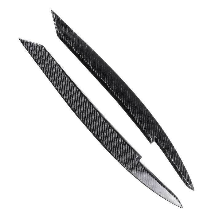 For Passat B7 2010-2015 Headlight Eyelids Eyebrows Abs Carbon Fiber