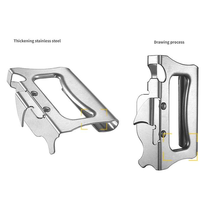 2x Multifunctional Manual Can Opener Stainless Steel Canned Knife