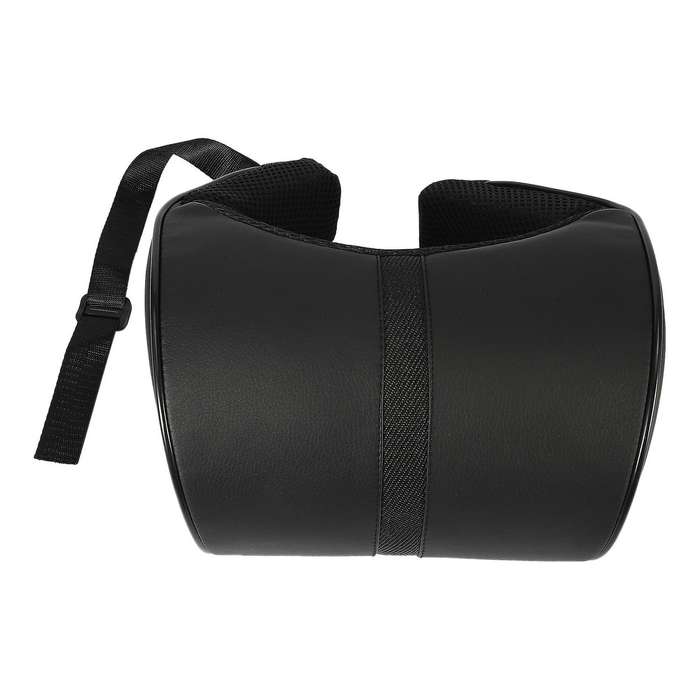 Adjustable Car Headrest Neck Pillow Faux Leather Neck Protection