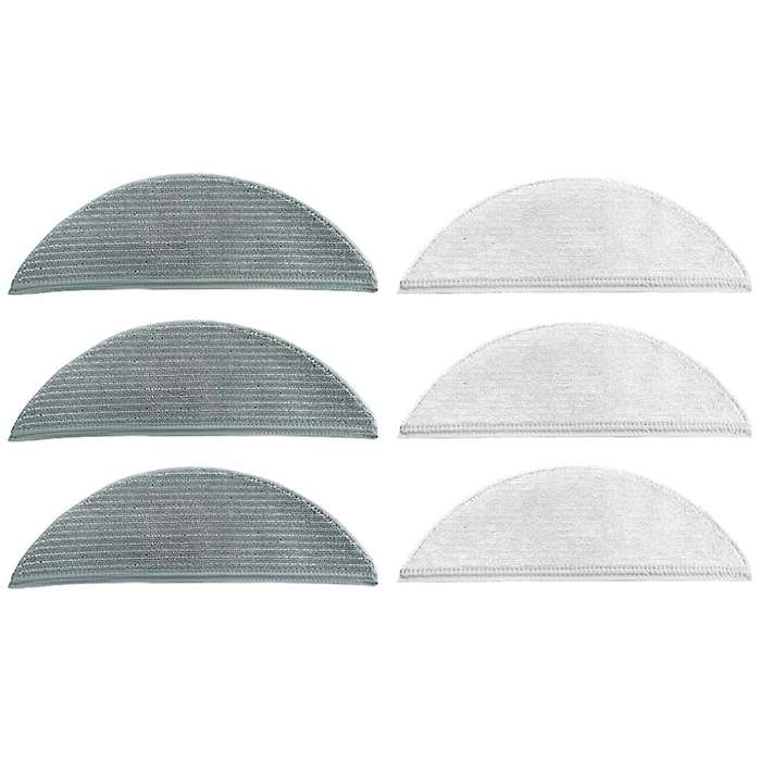 6pcs Mop Cloths for Lydsto R1 Vacuum Cleaner Robot Spare Parts