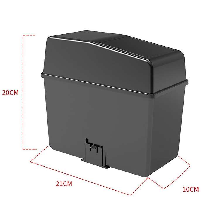 Car Trash Can with Lid Vehicle Can Garbage Organizer