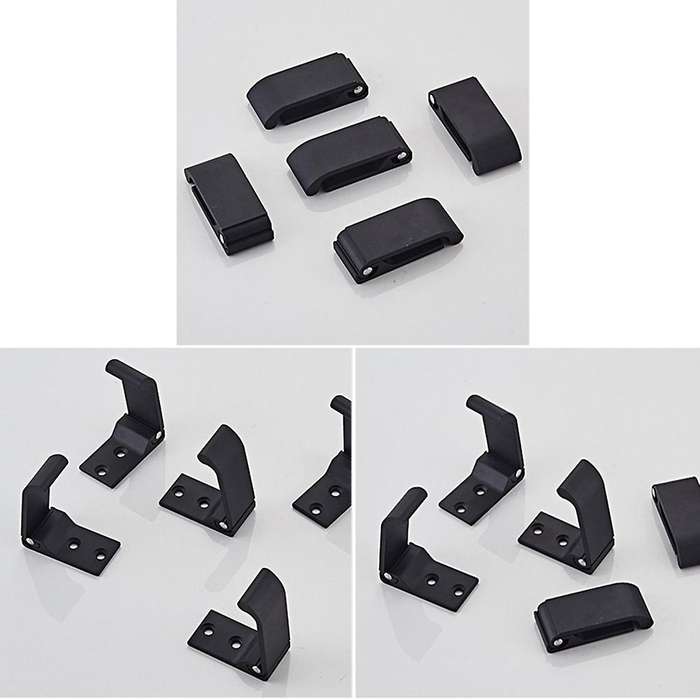 5 Pcs Foldable Hooks Wall Mounted Coat Hooks for Coat Scarf Bag Towel