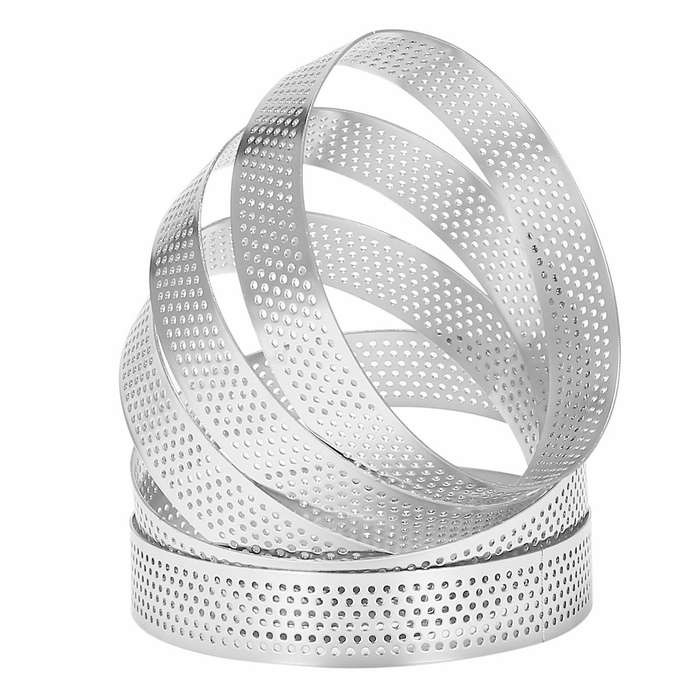 Fruit Pie Quiches Cake Mousse Mold Kitchen Baking Mould 10cm