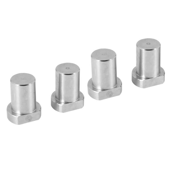 4pcs Workbench Stoppers, Stainless Steel Limit Tenon Blocks