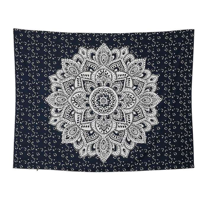 Psychedelic Mandala Wall Hanging Tapestry Indian Hippie for Bedroom
