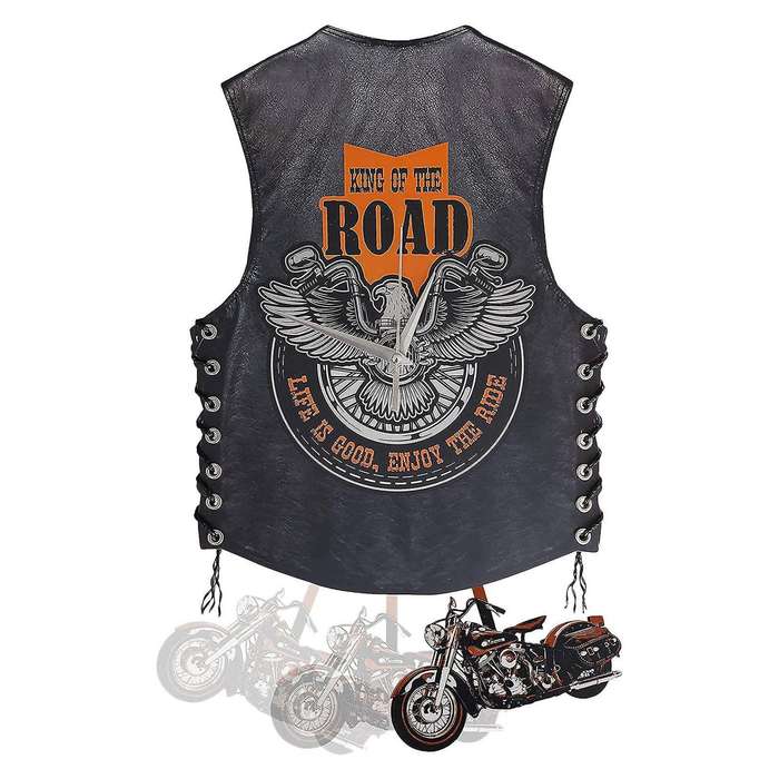 Motorcycle Wall Clock Creative Motorcycle Clock (boad)