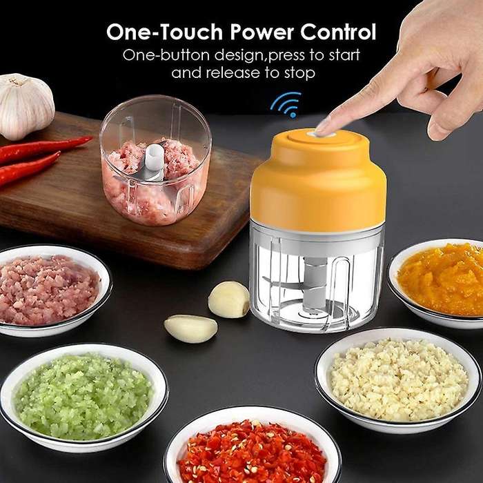 Mini Electric Garlic Chopper, Multi-function Portable Electric Food