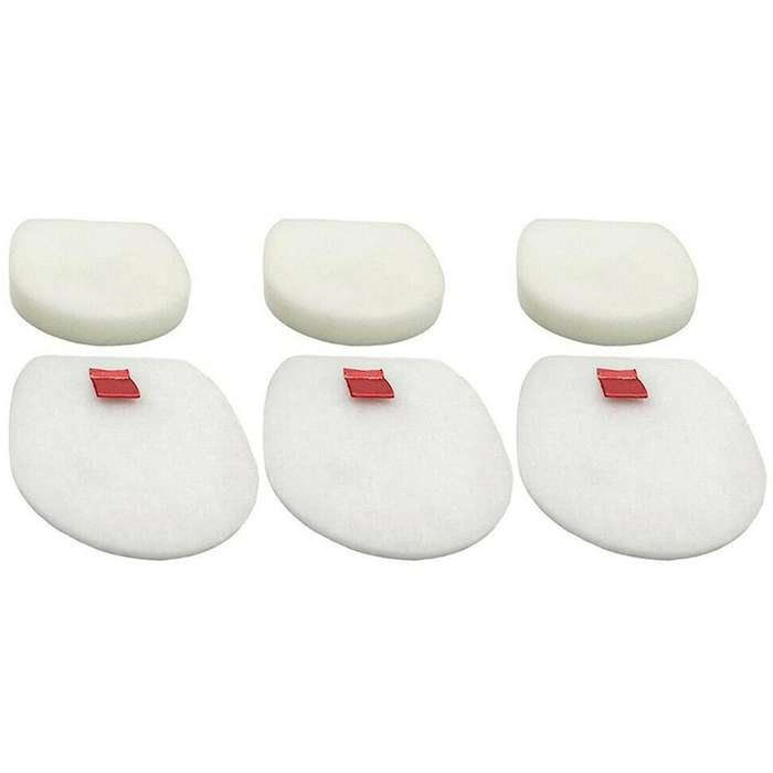6 Set Sponge Filter for Shark Ic300 Iz251uk Iz201uk Vacuum Cleaner