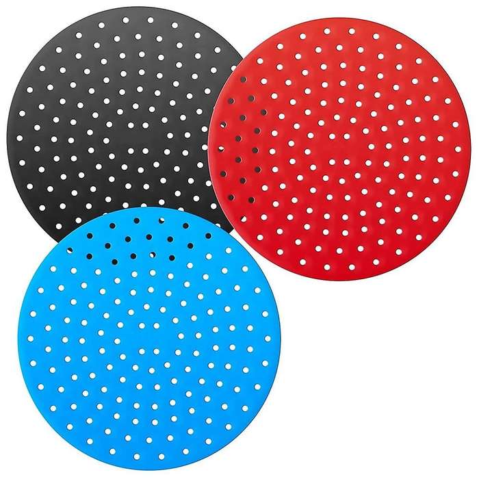 Reusable Silicone Air Fryer Liners, Easy Clean Air Fryer Accessories 9inch