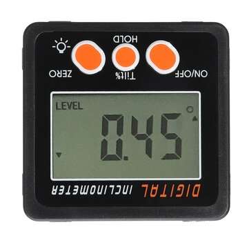 0.05 Spirit Level Digital Inclinometer Protractor Angle Finder Gauge Meter Bevel