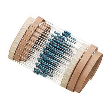 1000pcs 1/4W 220 ohm Resistor +/- 1% ROHS1/4w 220R ohm Metal Film Resistors 0.25W Watt Color Ring Re