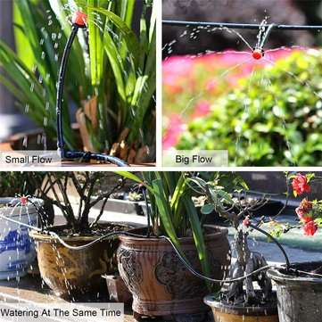 109PCS DIY Micro Drip Irrigation System Garden Flower Watering Tools