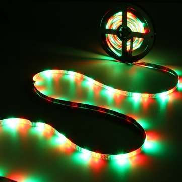 10M 600 LED Color Changing SMD3528 RGB LED Strip Tape Rope Light Kit + IR Controller + Adapter DC12V