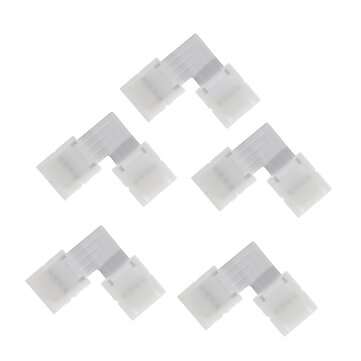 10MM RGB 3528 5050 4Pin LED Strip Light Connector Kit PCB Ribbon Cable PCB Clip Adapter Provides Mos
