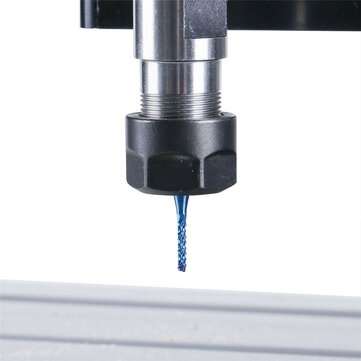 10Pcs 0.8-3mm Blue Nano Coating Engraving Milling Cutter Carbide End Mill CNC Router Bits 1/8 Inch S
