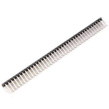 10pcs 40 Pin 2.54mm Single Row Pin Header Curved Needle For Arduino - products that work with offici