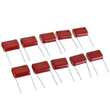 10pcs 630V105J 630V 1UF Pitch 20mm 105 1000NF CBB Polypropylene Film Capacitor