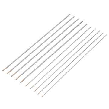 10Pcs WL15 150mm Length TIG Welding Tungsten Electrodes 1.0/1.6mm Golden Tip Rods Set