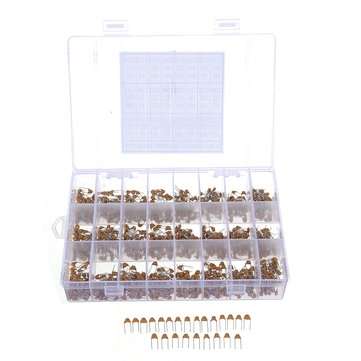 1200pcs 24 Values 50V 10pF-10uF Monolithic Ceramic Capacitor Assorted Kit