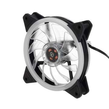 120mm PC Case Fan Computer Ultra Silent LED Lights Cooler Cooling Heatsink