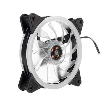 120mm PC Case Fan Computer Ultra Silent LED Lights Cooler Cooling Heatsink