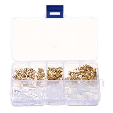 120pcs 2.8 4.8 6.3 Insert Plug Spring Sheathed Wire Terminal Connector Cold Pressed Terminal 0.5-2.5