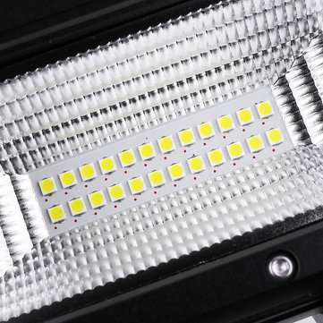 12Inch 204W LED Work Light Bars Combo Beam IP68 Waterproof Pure White DC 10-30V for Off Road Truck S
