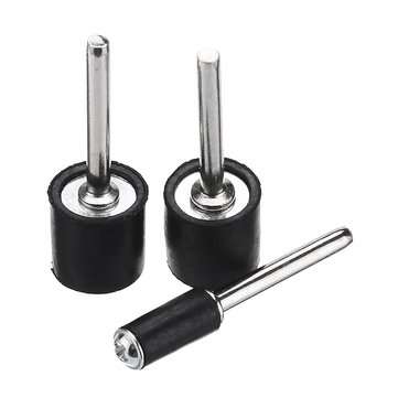 12pcs 1/8 Inch Shank Sanding Drum 12.7mm 6.3mm Rubber Mandrel Mini Drill Dremel Rotary Tool Accessor