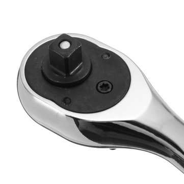 12pcs 1/4inch CR-V Metric Ratchet Wrench Socket Repair Tool Kit