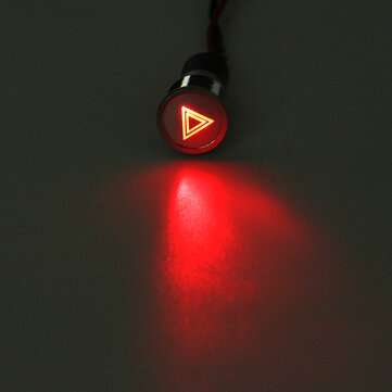 12V 16mm LED Dash Panel Warning Pilot Light Indicator (NO.: 015)