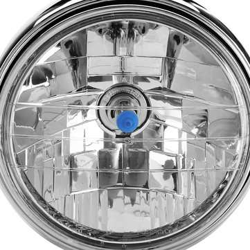 12V 35W 8 Inch Motorcycle Amber Headlight Halogen Lamp Universal