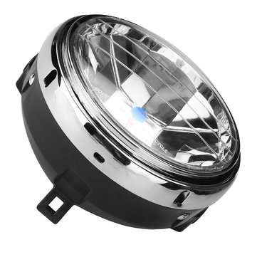 12V 35W 8 Inch Motorcycle Amber Headlight Halogen Lamp Universal