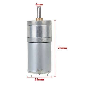 12V DC 1000RPM Large Torque Mini Gear Motor 4mm Diameter Shaft Motor