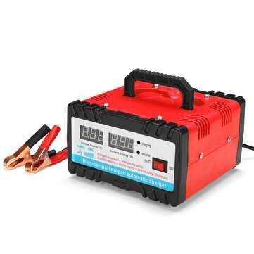 12V/24V Auto Identification Smart Car Battery Charger LED Truck Battery Repair (PLUG: USPLUG)