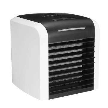 12W Desktop Air Conditioner 2 Gears 90 Adjustable Cooling Fan USB Humidifier Travel Home Office