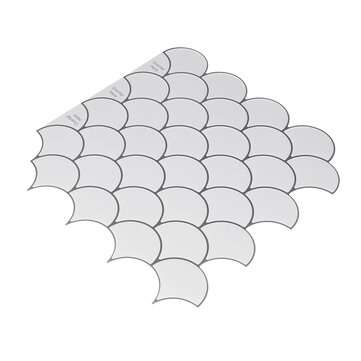 12x12" Tile Stickers Stick On Bathroom Kitchen Home Wall Decals Self-adhesive 3D