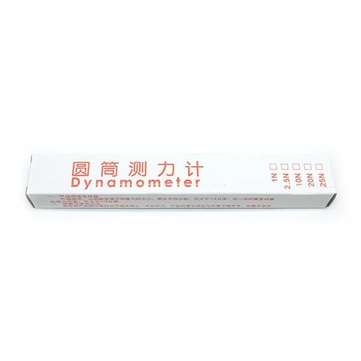 14003 3N Round Tube Cylinder Spring Dynamometer Spring Balance 3N Special Specifications Teaching Eq