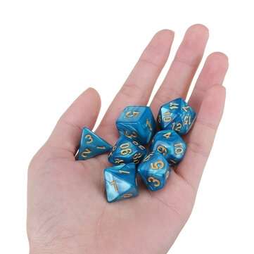 140PCS 20 Color Polyhedral Dices Set For Dungeons & Dragons Dice Desktop RPG Game