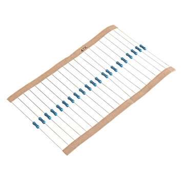 1460pcs 76 Kinds 1R-1M Value 5% 1/4W Metal Film Resistor Assorted Kit  20pcs Each Value with Plastic