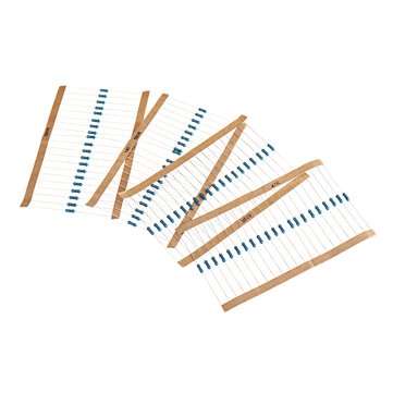 1460pcs 76 Kinds 1R-1M Value 5% 1/4W Metal Film Resistor Assorted Kit  20pcs Each Value with Plastic