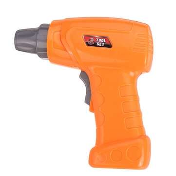 144pcs Power Tool Drill Kids Power Screw Driver Drill Toy Construction Tool Electric Drill Toy DIY E