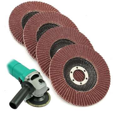 15pcs 115mm 40 60 80 Grit Sanding Flap Discs Grinding Wheels
