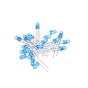 160pcs 3mm LED Diode Yellow Red Blue Green Light Assortment DIY Kit